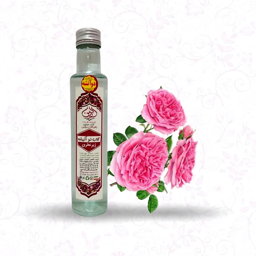 گلاب دوآتیشه شیشه ای سولین زیرعطری